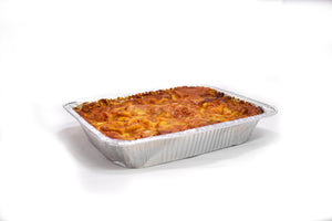 Tomato Lasagna Baked in Aluminum Container