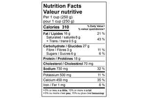 Tomato Lasagna Nutrition Facts
